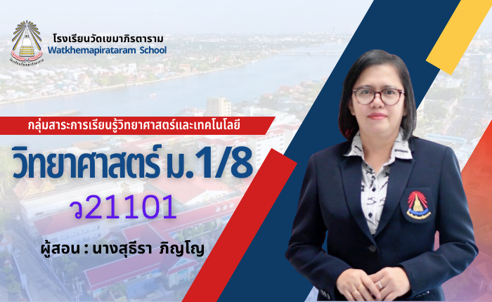 วิทยาศาสตร์พื้นฐาน1 ม.1/8 ภาคเรียนที่ 1